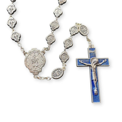 Our Lady Virgin Mary Miraculous Medal Laboure Rosary Blessed by Pope | Catholically