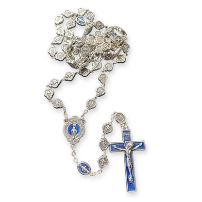 Our Lady Virgin Mary Miraculous Medal Laboure Rosary Blessed by Pope | Catholically