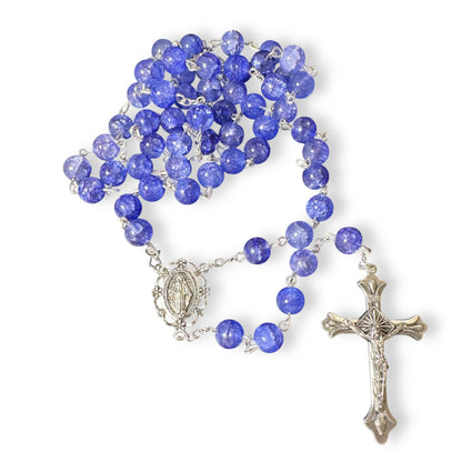 Our Lady Virgin Mary - Miraculous Medal - Rosary Blessed By Pope | Catholically