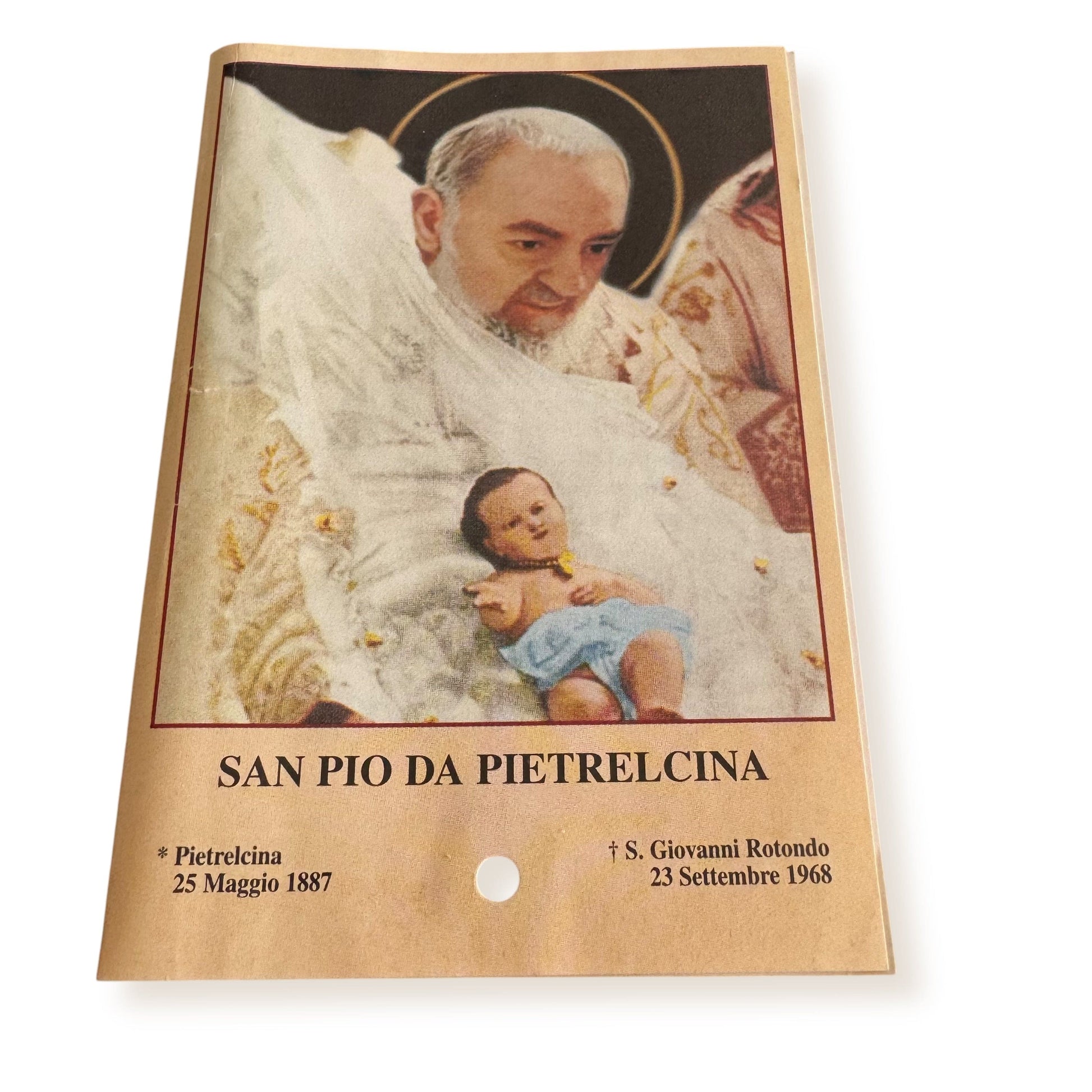 Padre Pio Holy Card - St. Pio vintage Prayer Card | Catholically