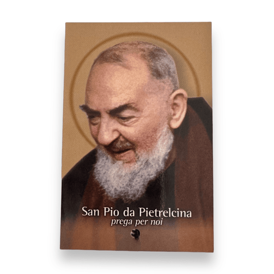 Padre Pio Holy Card - St. Pio vintage Prayer Card | Catholically