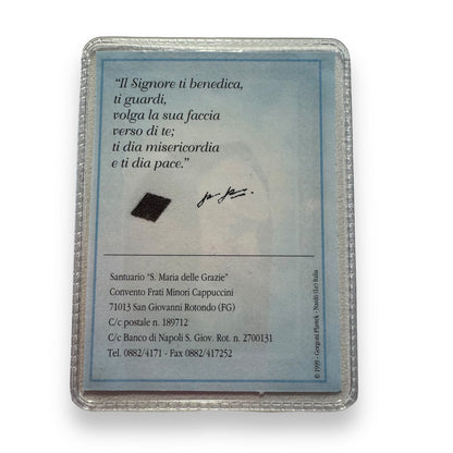 Padre Pio Holy Card - St. Pio vintage Prayer Card | Catholically