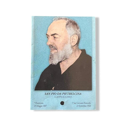 Padre Pio Holy Card - St. Pio vintage Prayer Card | Catholically