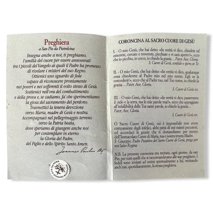 Padre Pio Holy Card - St. Pio vintage Prayer Card | Catholically