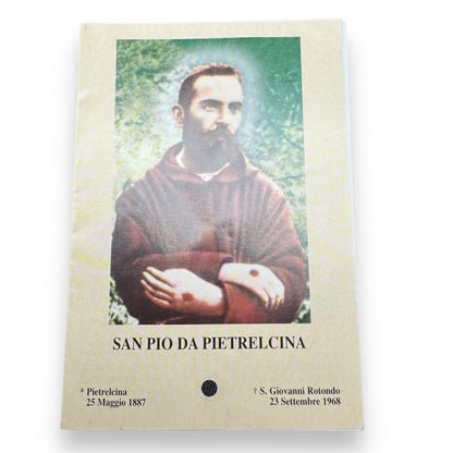 Padre Pio Holy Card - St. Pio vintage Prayer Card | Catholically