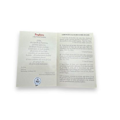 Padre Pio Holy Card - St. Pio vintage Prayer Card | Catholically