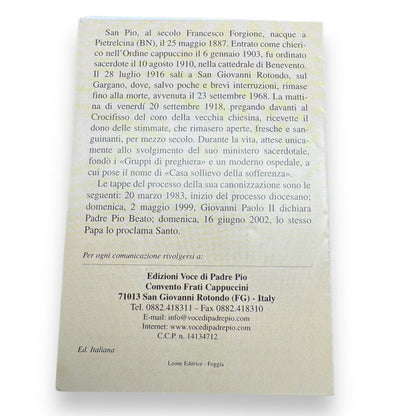 Padre Pio Holy Card - St. Pio vintage Prayer Card | Catholically