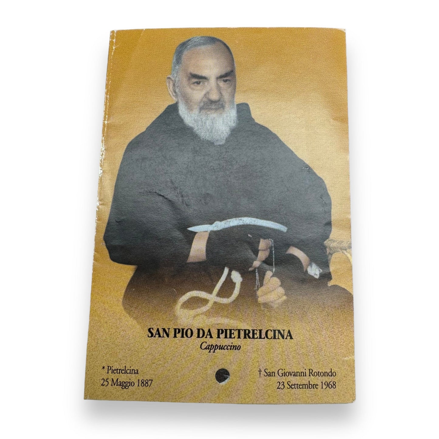 Padre Pio Holy Card - St. Pio vintage Prayer Card | Catholically