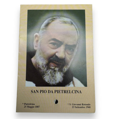Padre Pio Holy Card - St. Pio vintage Prayer Card | Catholically