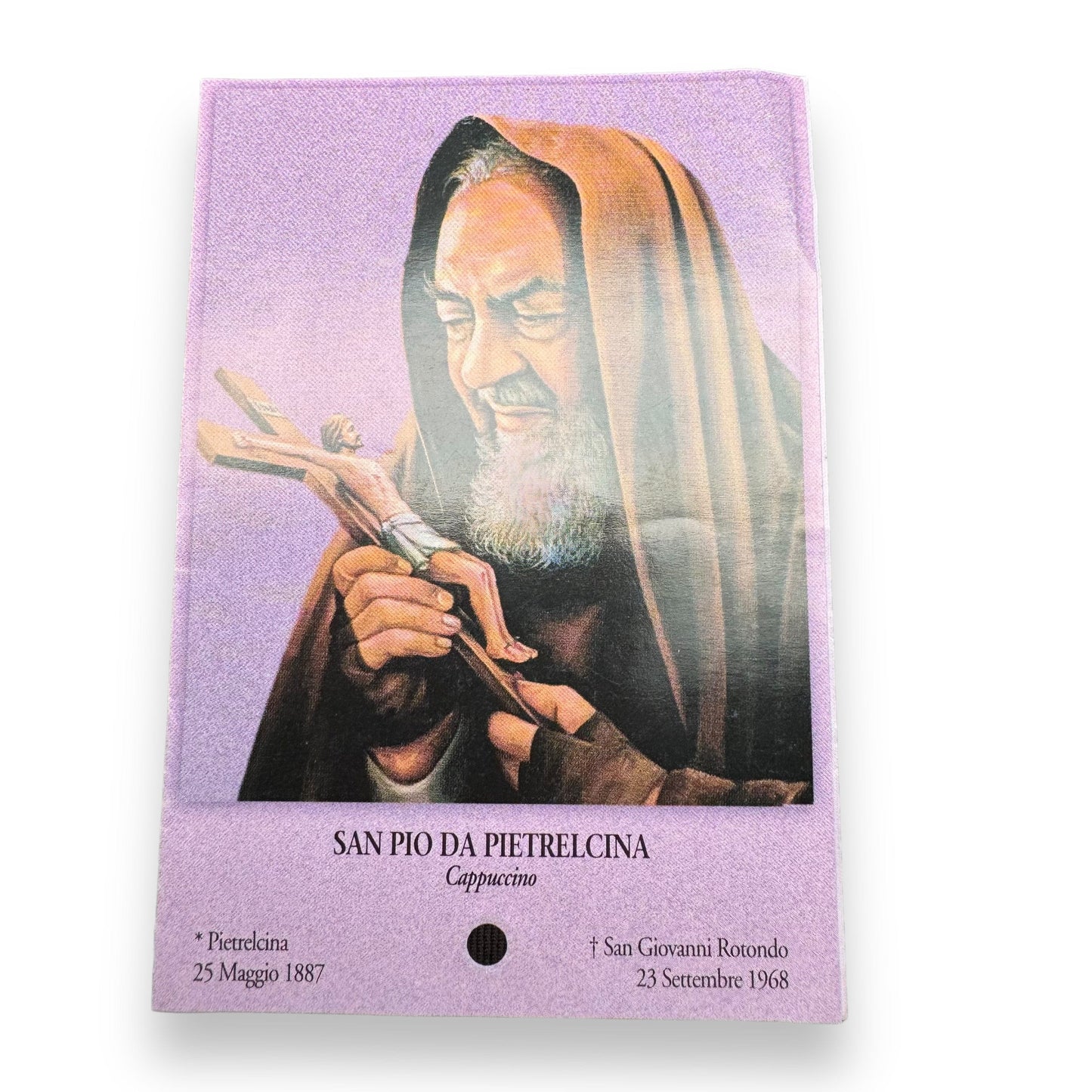 Padre Pio Holy Card - St. Pio vintage Prayer Card | Catholically