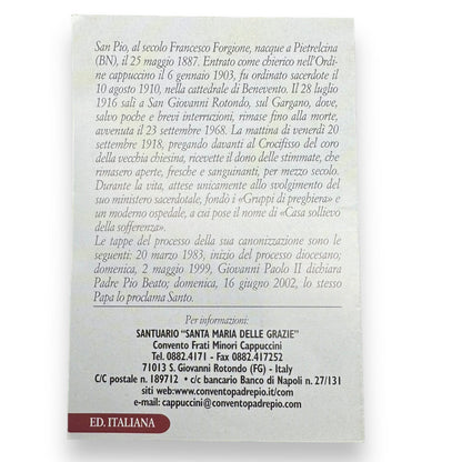 Padre Pio Holy Card - St. Pio vintage Prayer Card | Catholically