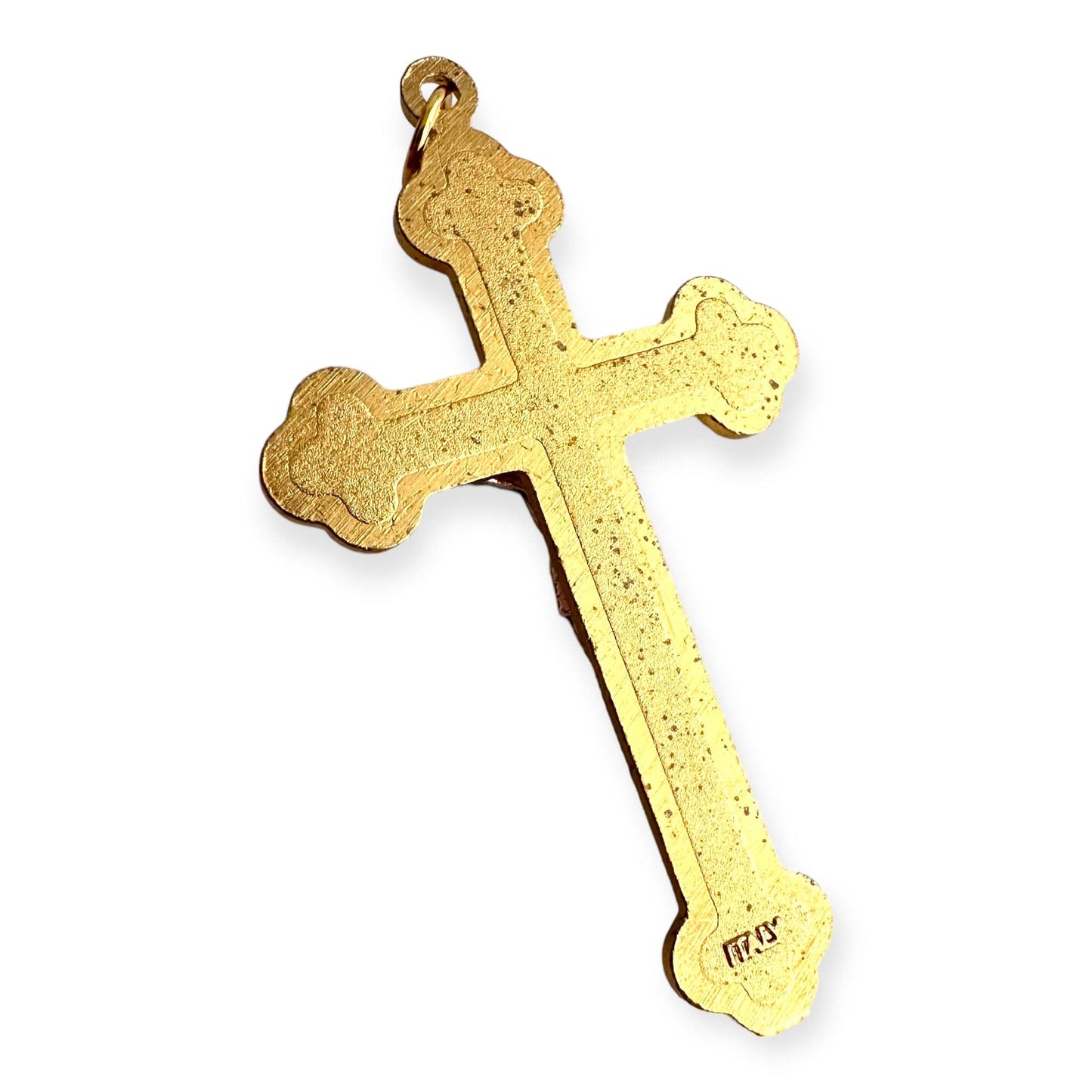 Parts - Cross Crucifix  - Blessed by Pope - White Budded Cross | Catholically