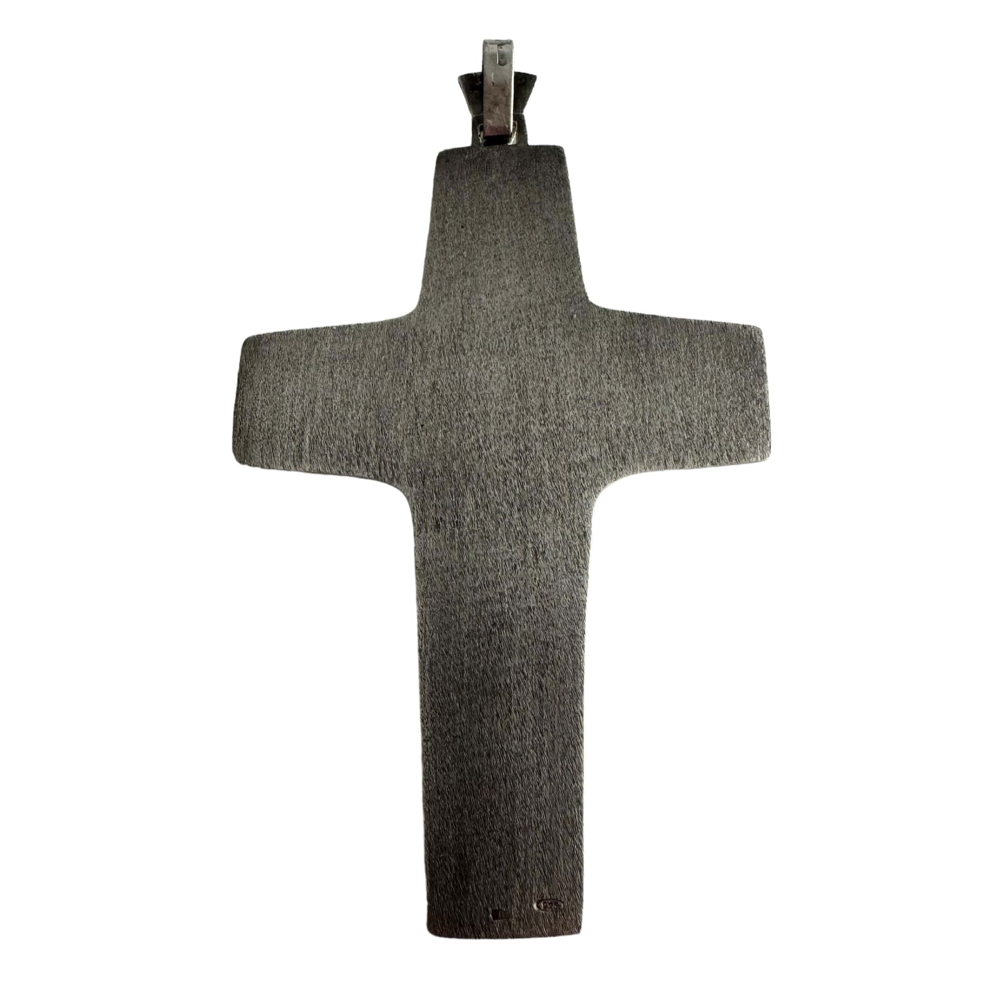 Pope Francis Original Pectoral Cross - Good Pastor Crucifix - Silver 925 | Catholically