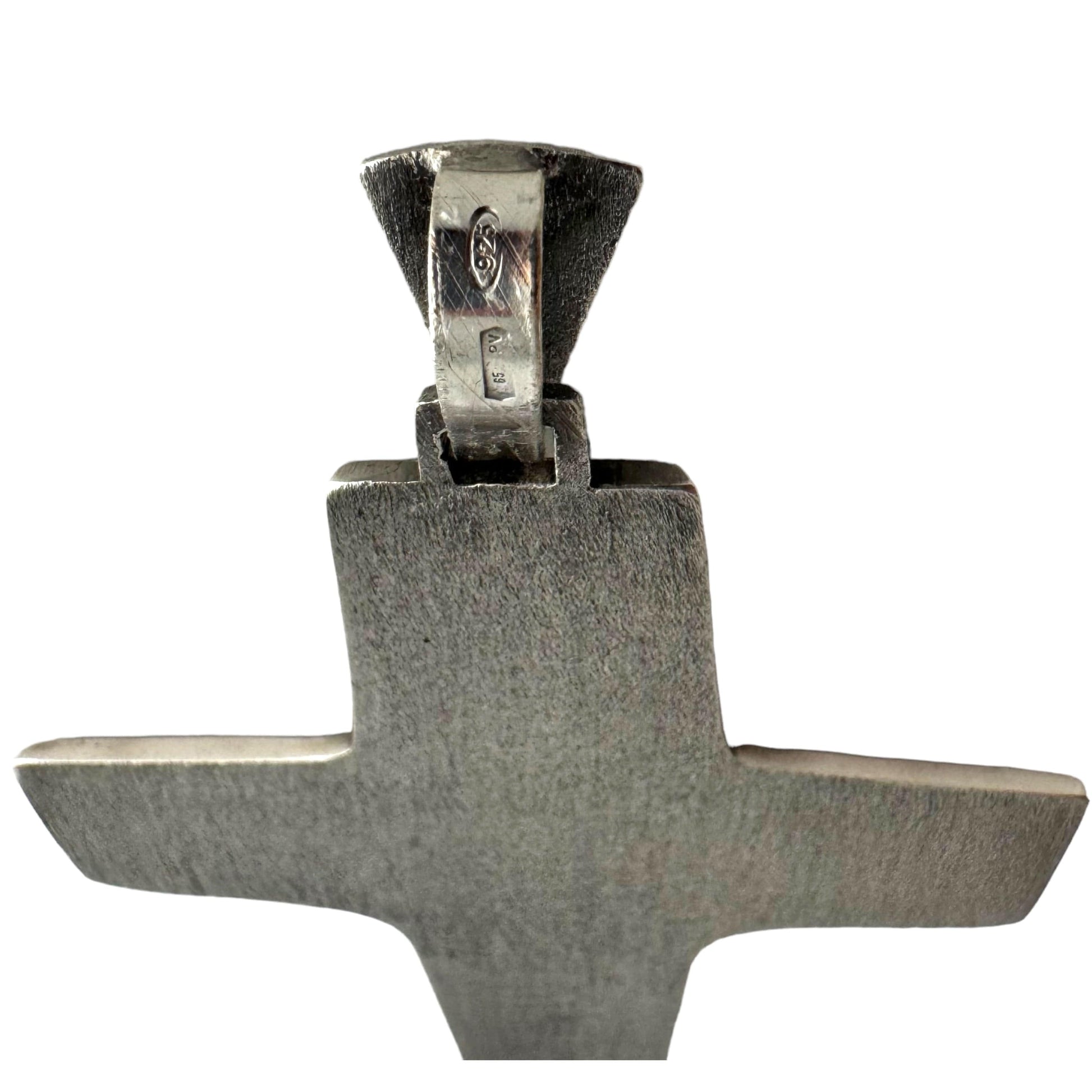 Pope Francis Original Pectoral Cross - Good Pastor Crucifix - Silver 925 | Catholically