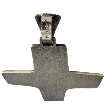 Pope Francis Original Pectoral Cross - Good Pastor Crucifix - Silver 925 | Catholically