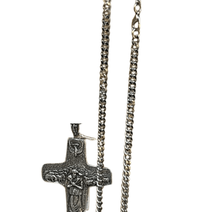 Pope Francis Original Pectoral Cross - Good Pastor Crucifix - Vedele | Catholically