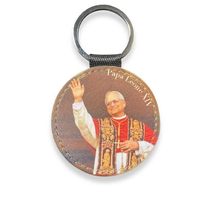 Pope Leo XIV Key Ring – Lightweight Vatican Souvenir | Catholically