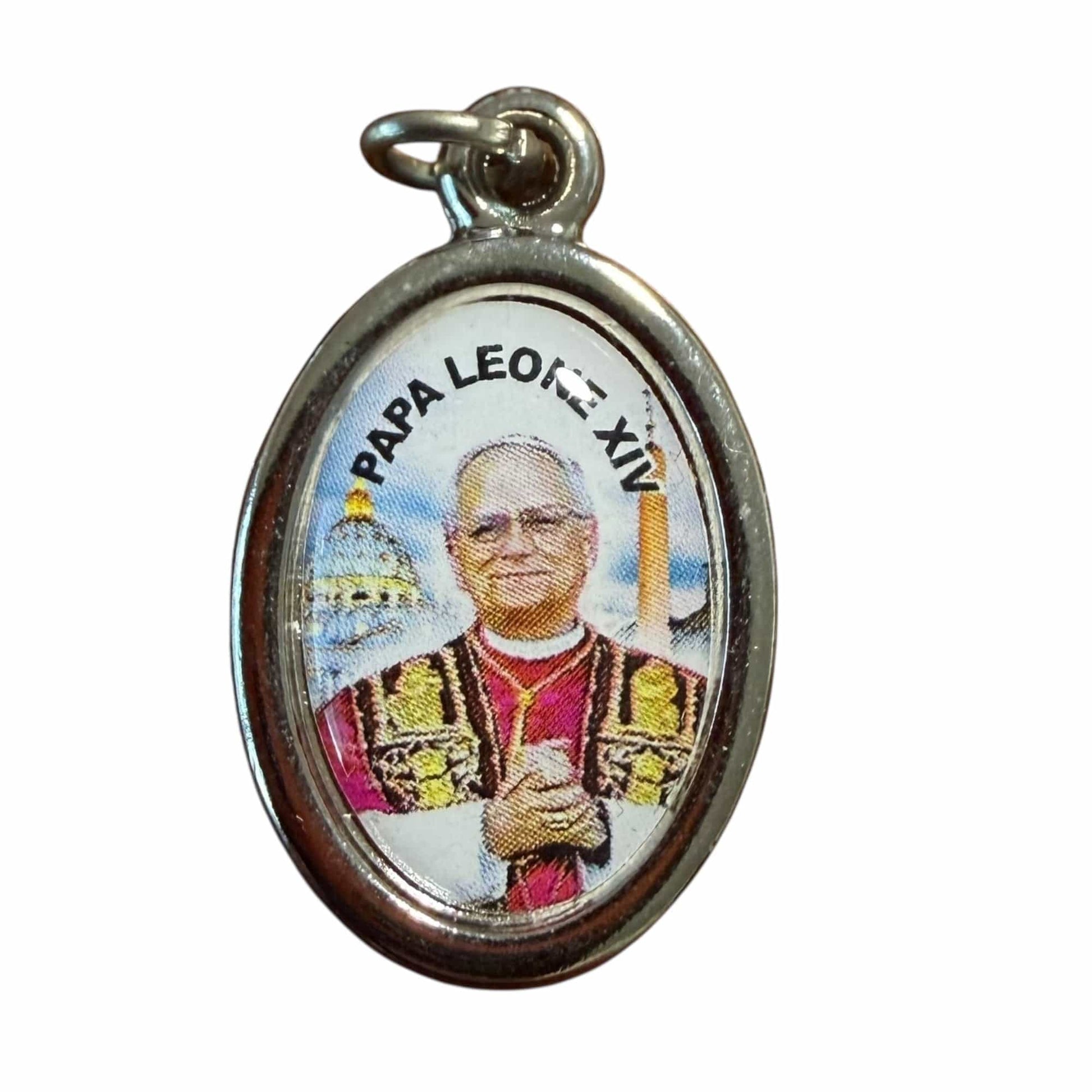 Pope Leo XIV Medal – Brass Catholic Pendant from Rome | Vatican Gift | Catholically