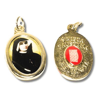 Reliquary Medal - 2nd Class Relic St. Faustina Kowalska | Catholically