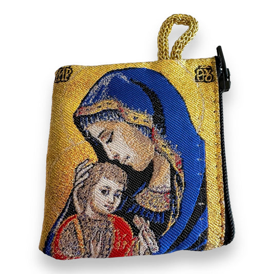 Rosary Cases – Blessed Icons of Mary and Jesus | Catholically