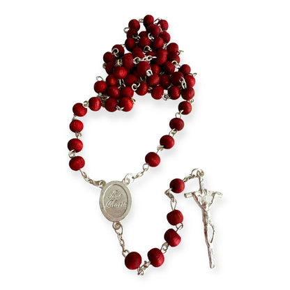 Rosary Made of Rose Petals Blessed by Pope - Communion  Confirmation | Catholically