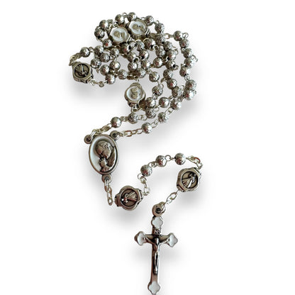 Rosary Saint JpII -St.John Paul Ii Pope Filigree Rosary w/ case | Catholically