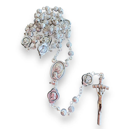 Rosary Saint JpII -St.John Paul Ii Pope Filigree Rosary w/ case | Catholically