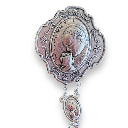 Rosary Saint JpII -St.John Paul Ii Pope Filigree Rosary w/ case | Catholically