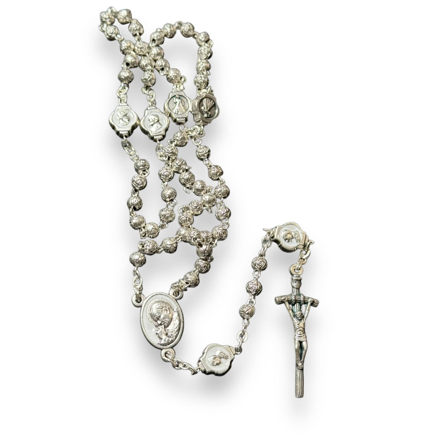 Rosary Saint JpII - St.John Paul Ii Pope Filigree Rosary w/ case | Catholically