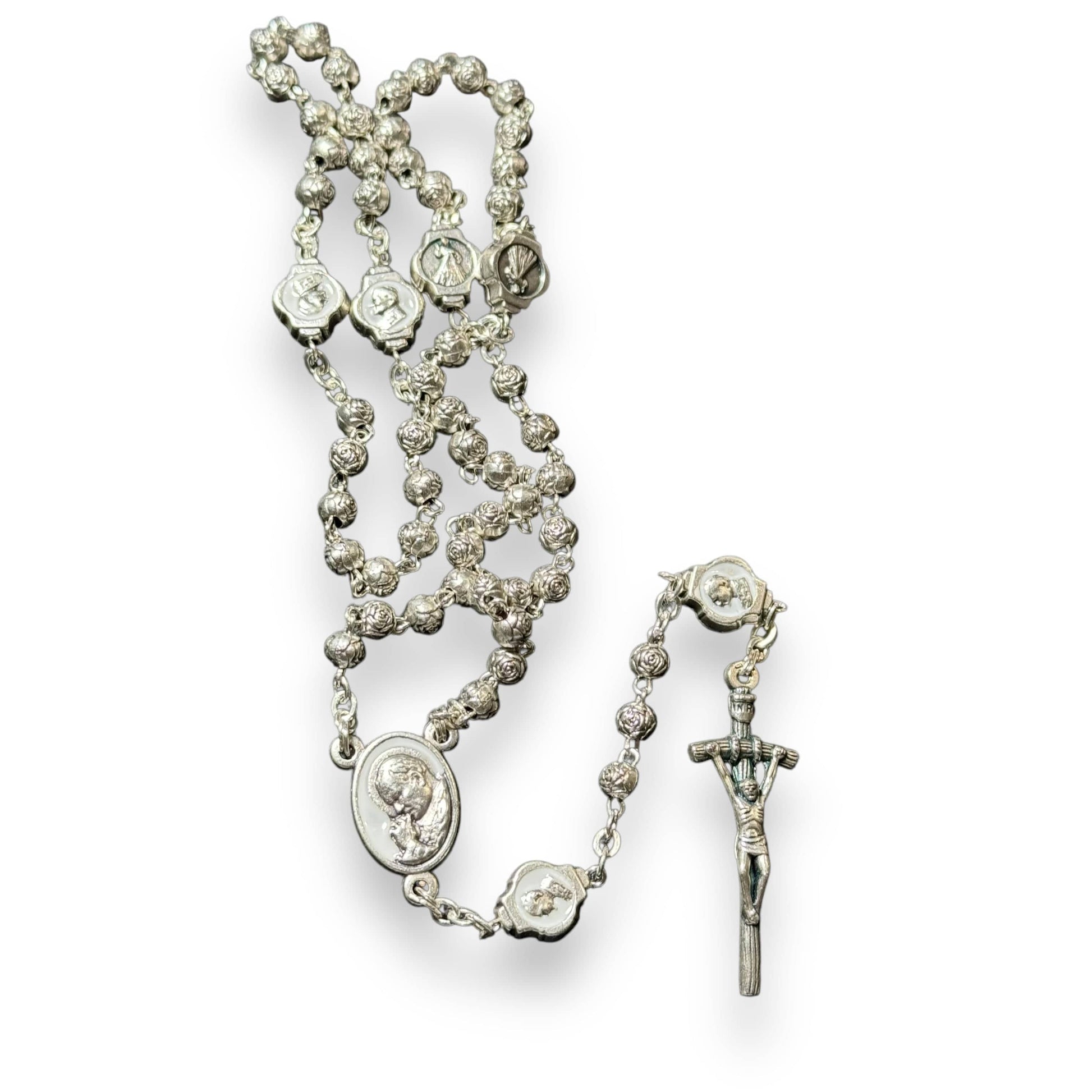 Rosary Saint JpII - St.John Paul Ii Pope Filigree Rosary w/ case | Catholically