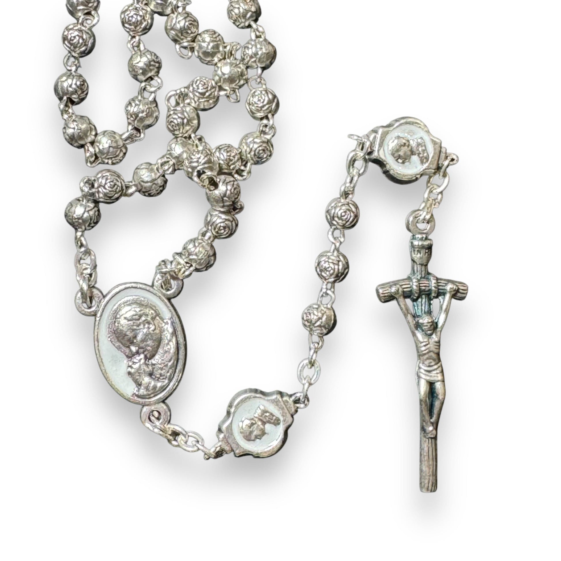 Rosary Saint JpII - St.John Paul Ii Pope Filigree Rosary w/ case | Catholically