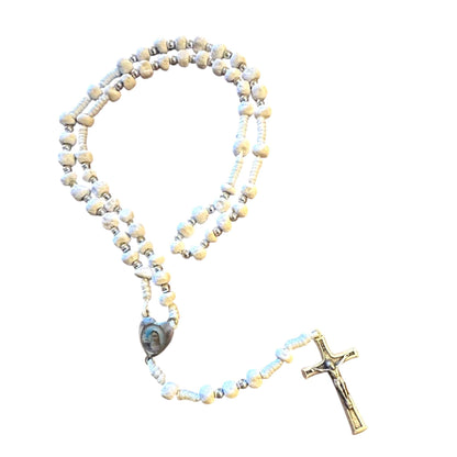 Rosary with Relic Rocks from The Holy Ground of Medjugorje - Blessed By Pope | Catholically