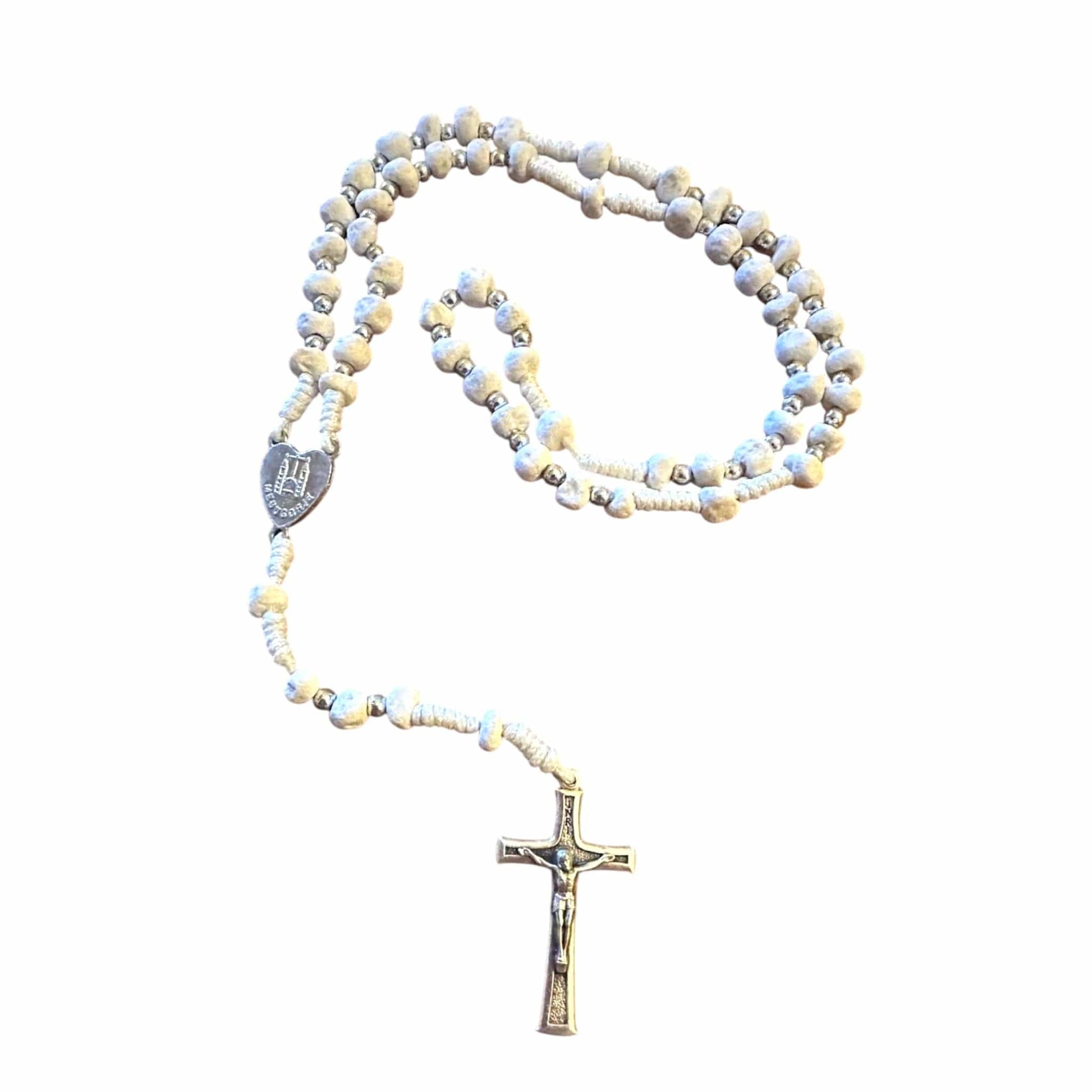 Rosary with Relic Rocks from The Holy Ground of Medjugorje - Blessed By Pope | Catholically