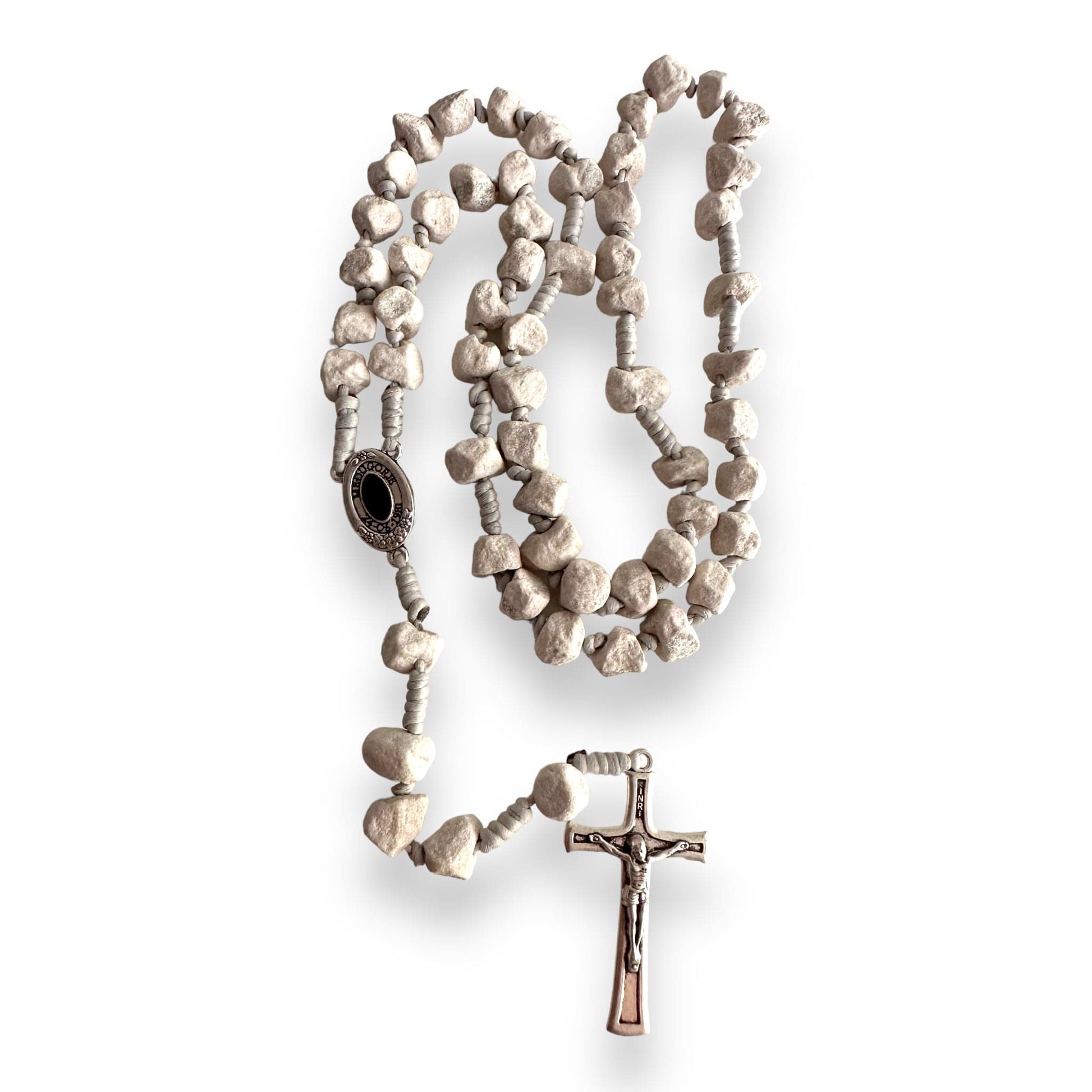 Rosary With Relic Rocks From The Holy Ground of Medjugorje - Blessed By Pope | Catholically