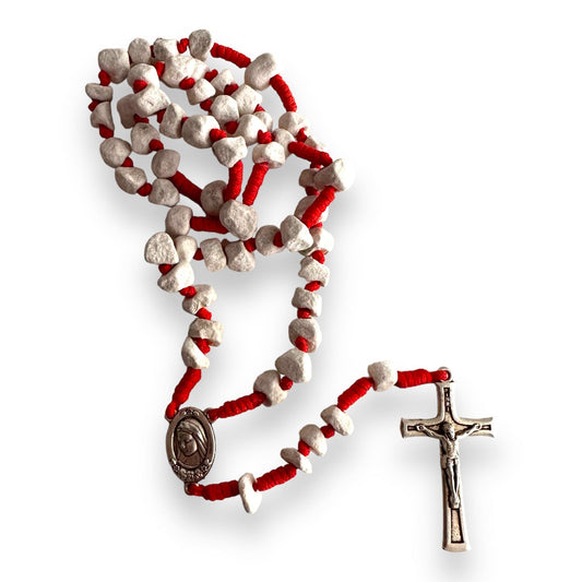 Rosary with Relic Rocks from The Holy Ground of Medjugorje - Blessed By Pope | Catholically