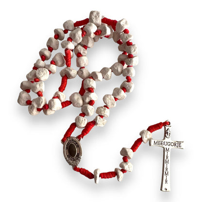 Rosary with Relic Rocks from The Holy Ground of Medjugorje - Blessed By Pope | Catholically
