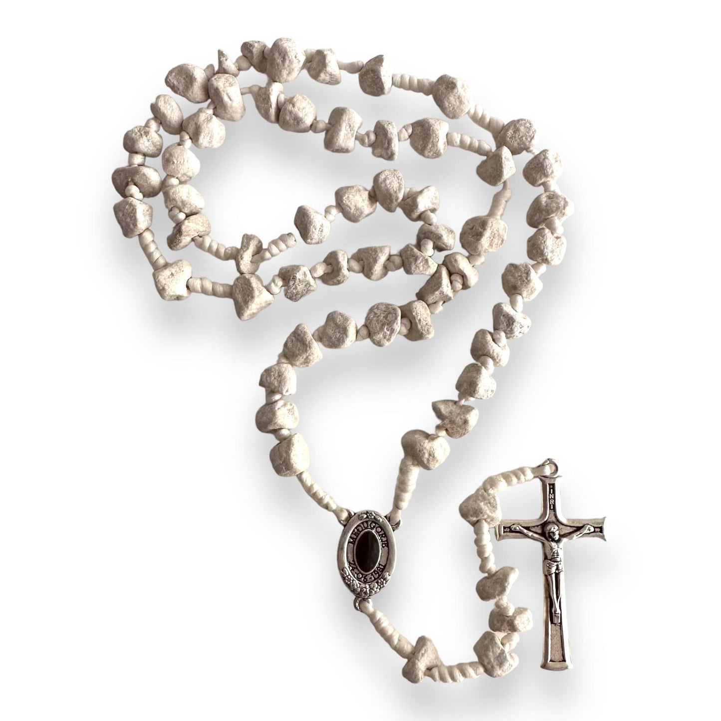 Rosary with Relic Rocks from The Holy Ground of Medjugorje - Blessed By Pope | Catholically