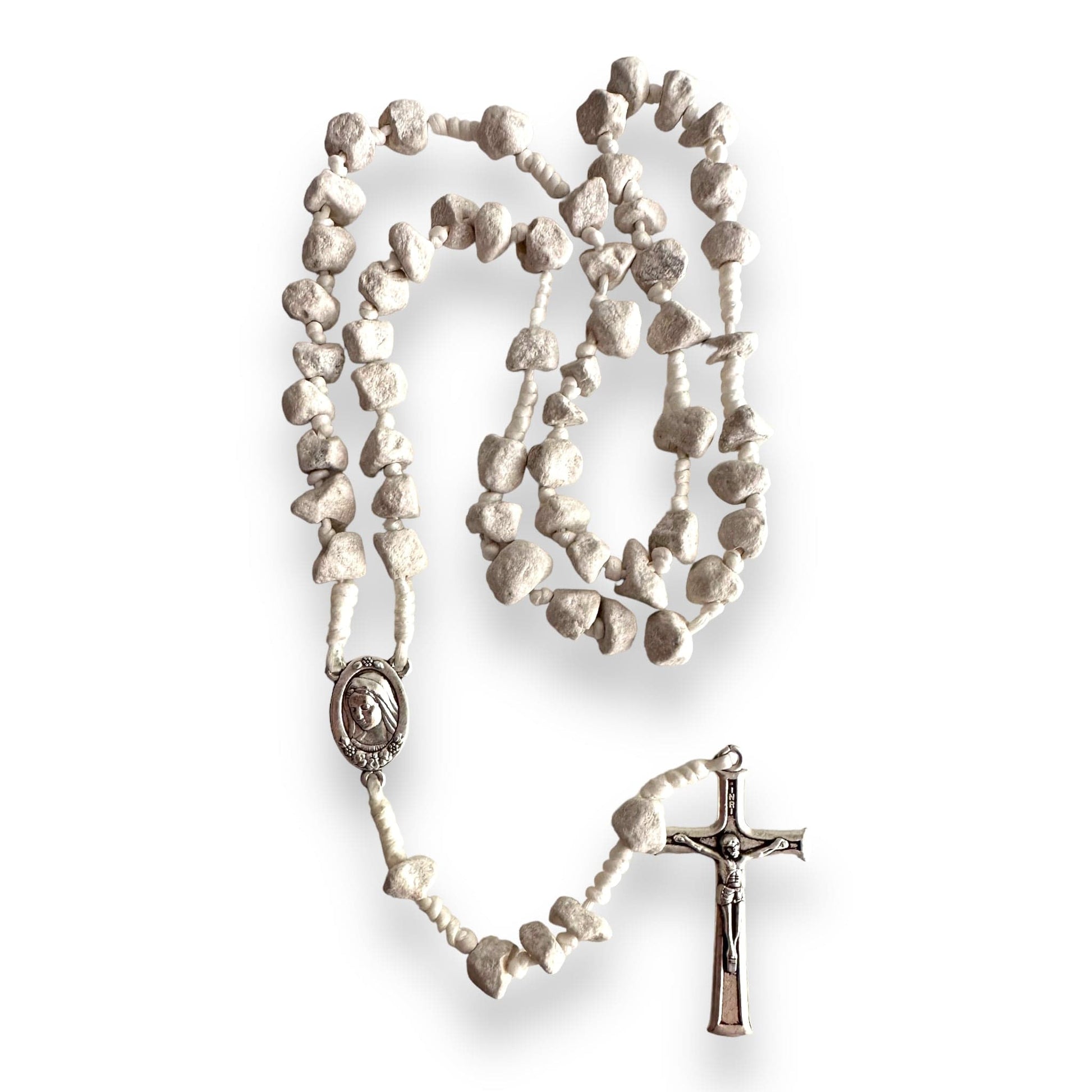Rosary with Relic Rocks from The Holy Ground of Medjugorje - Blessed By Pope | Catholically