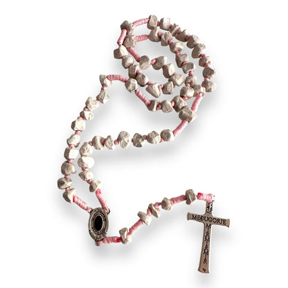 Rosary with Relic Rocks from The Holy Ground of Medjugorje - Blessed By Pope | Catholically