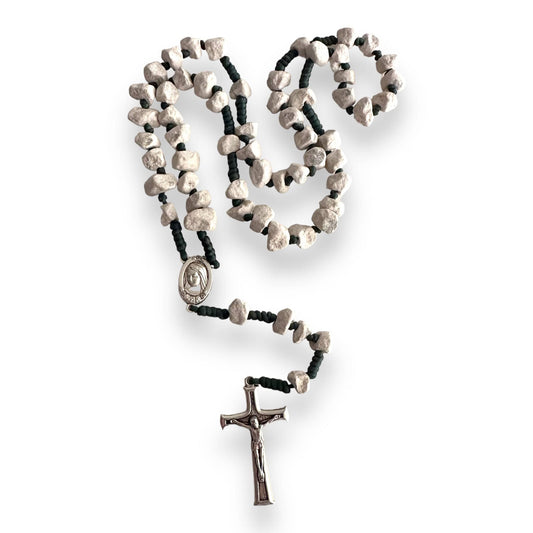 Rosary with Relic Rocks from The Holy Ground of Medjugorje - Blessed By Pope | Catholically