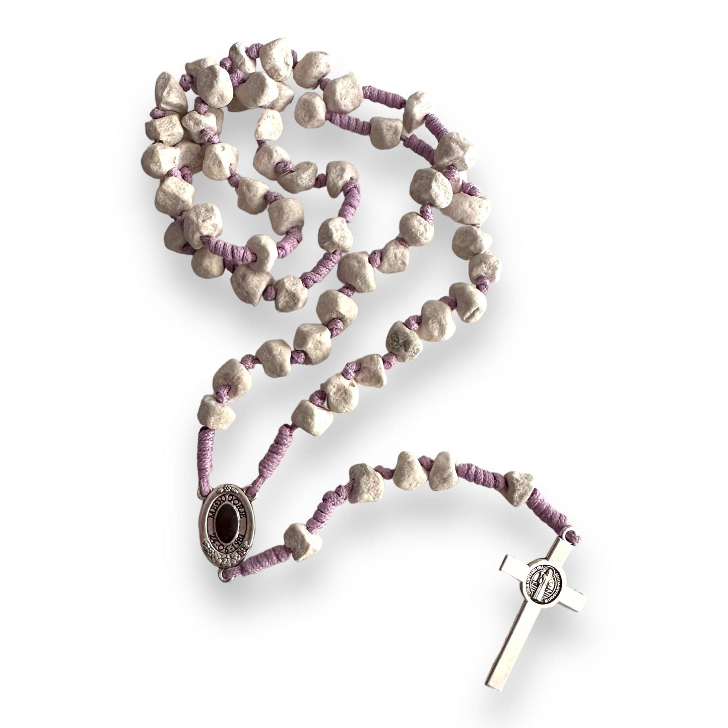 Rosary with Relic Rocks from The Holy Ground of Medjugorje - Blessed By Pope | Catholically