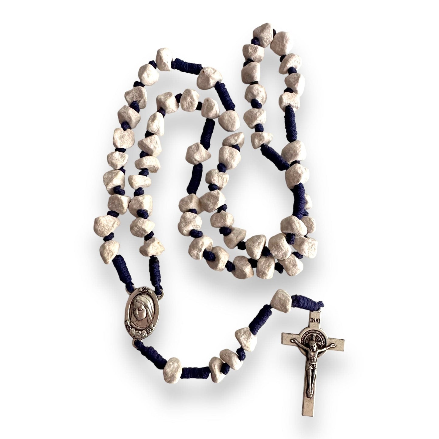 Rosary with Relic Rocks from The Holy Ground of Medjugorje - Blessed By Pope | Catholically