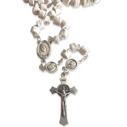 Rosary With Relic Rocks From the Holy Ground Of Medjugorje - Blessed By Pope | Catholically