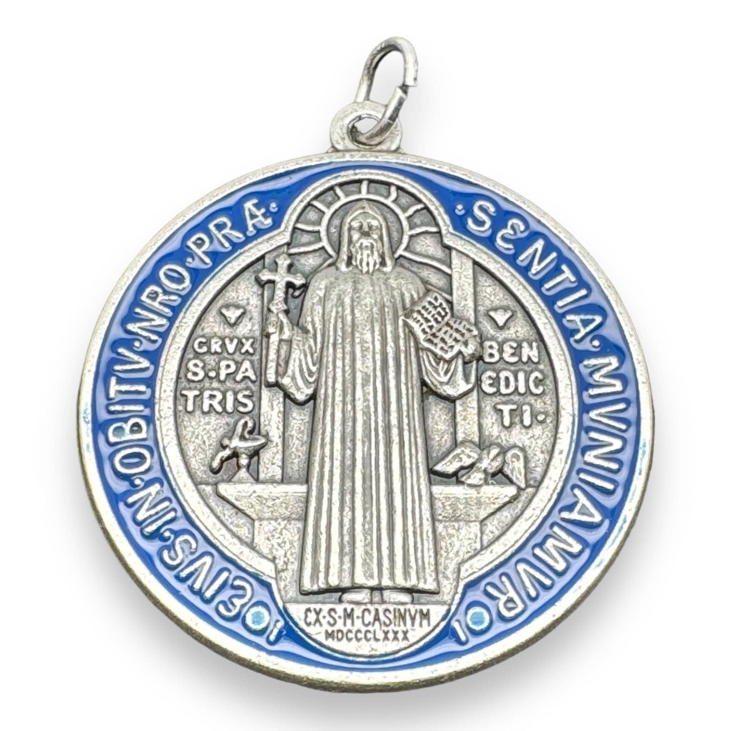 Saint Benedict 1" 1/2 Medal   Catholic Exorcism  Blessed By Pope | Catholically