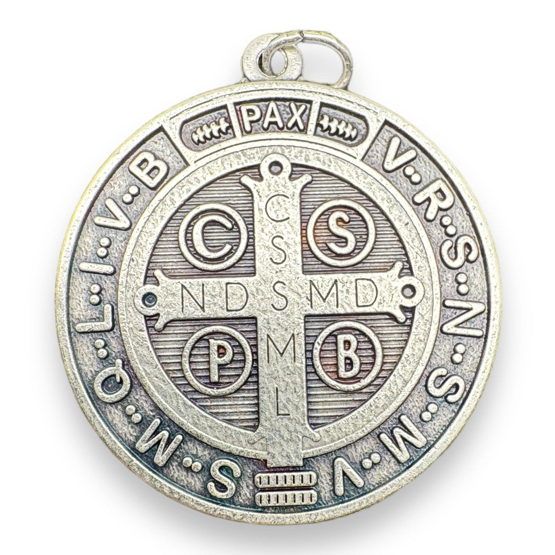 Saint Benedict 1" 1/2 Medal   Catholic Exorcism  Blessed By Pope | Catholically