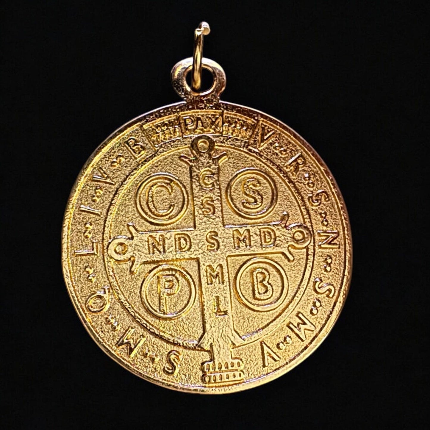 Saint Benedict 1" 3/4 Medal Exorcism Medalla De San Benito Blessed By Pope | Catholically