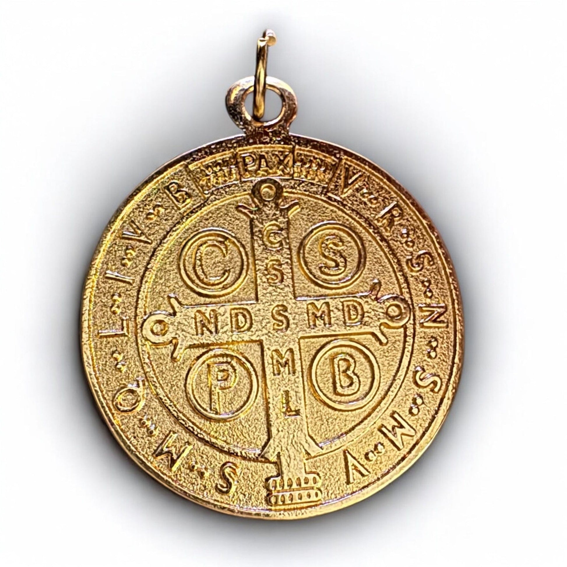 Saint Benedict 1" 3/4 Medal Exorcism Medalla De San Benito Blessed By Pope | Catholically