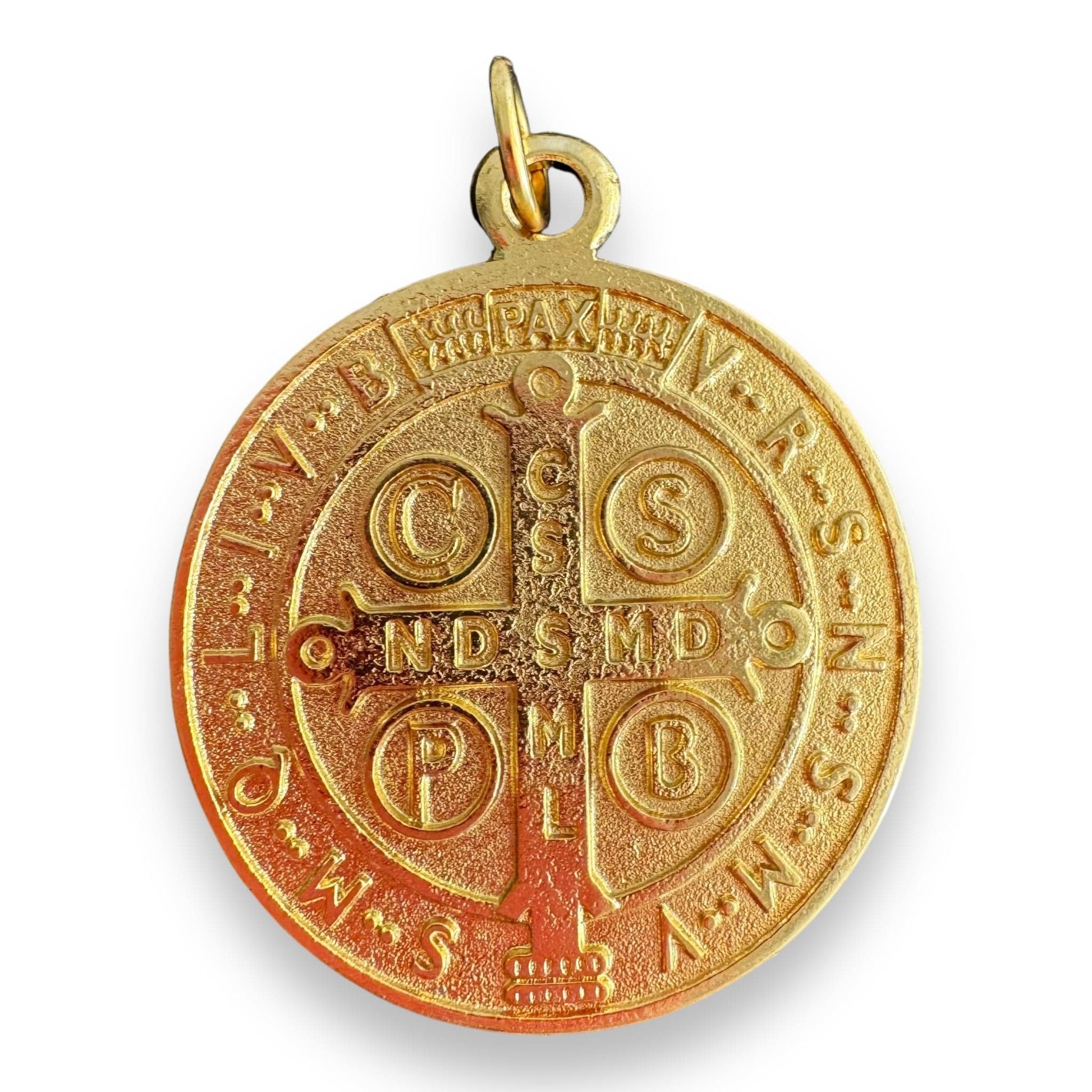 Saint Benedict 1" 3/4 Medal Exorcism Medalla De San Benito Blessed By Pope | Catholically