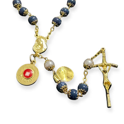 St.John Paul II Relic Rosary Blessed by Pope Leo XIV | Catholically
