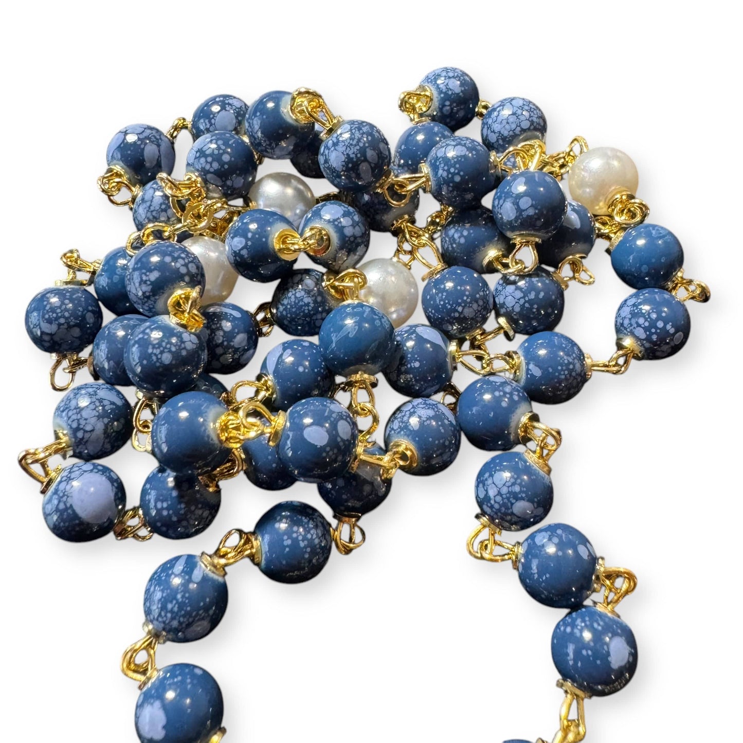 Saint JPII - St.John Paul II Pope - Blessed Rosary with Relic Ex-Indumentis | Catholically